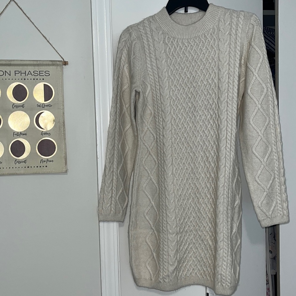 H&M Cable Knit Sweater dress